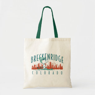 Peanuts   Snoopy Breckenridge Colorado Tote Bag