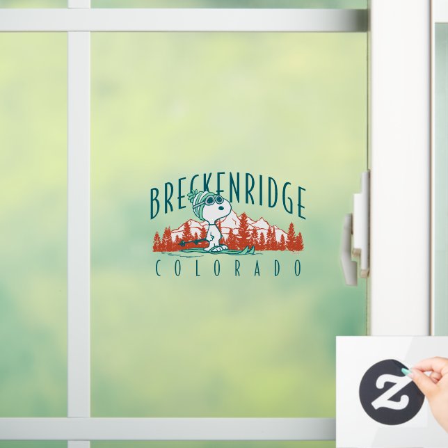 Peanuts | Snoopy Breckenridge Colorado Window Cling (Home)