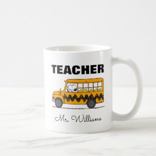 Peanuts Snoopy Bus Driver Teacher Coffee Mug