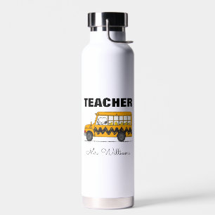Peanuts   Snoopy Bus Driver Teacher Water Bottle