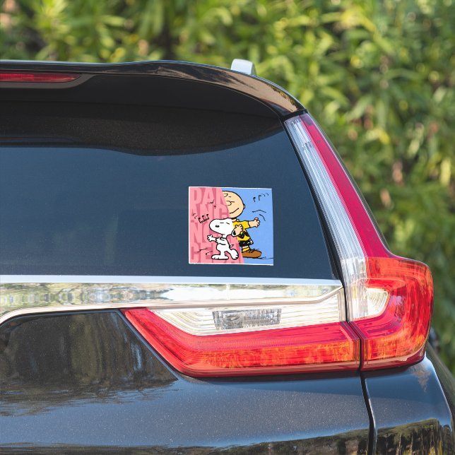 Peanuts | Snoopy & Charlie Brown Half & Half Dance (Car Side)