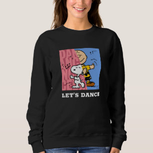 Peanuts Snoopy & Charlie Brown Half & Half Dance Sweatshirt