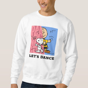 Peanuts Snoopy & Charlie Brown Half & Half Dance Sweatshirt