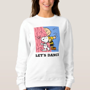 Peanuts   Snoopy & Charlie Brown Half & Half Dance Sweatshirt