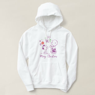 Peanuts Snoopy & Charlie Brown Ho Ho Ho Hoodie