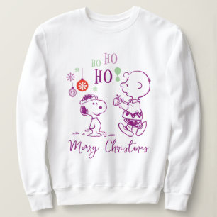 Peanuts   Snoopy & Charlie Brown Ho Ho Ho Sweatshirt