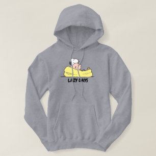 Peanuts   Snoopy & Charlie Brown in Bean Bag Chair Hoodie