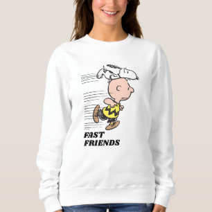 Peanuts   Snoopy & Charlie Brown Run Sweatshirt