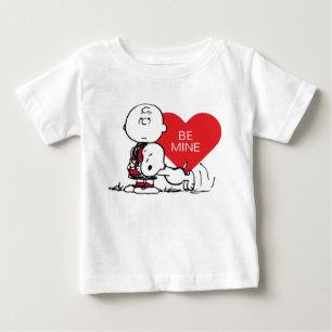 Peanuts   Snoopy & Charlie Brown Valentine Baby T-Shirt