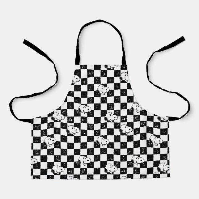 Peanuts | Snoopy Chequered Flag Apron (Front)