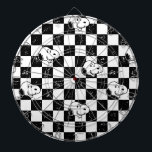 Peanuts | Snoopy Chequered Flag Dartboard<br><div class="desc">Check out this fun Peanuts design featuring Snoopy.</div>