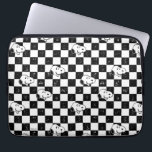Peanuts | Snoopy Chequered Flag Laptop Sleeve<br><div class="desc">Check out this fun Peanuts design featuring Snoopy.</div>