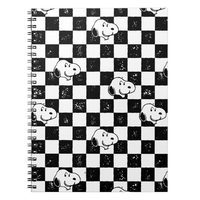 Peanuts | Snoopy Chequered Flag Notebook (Front)