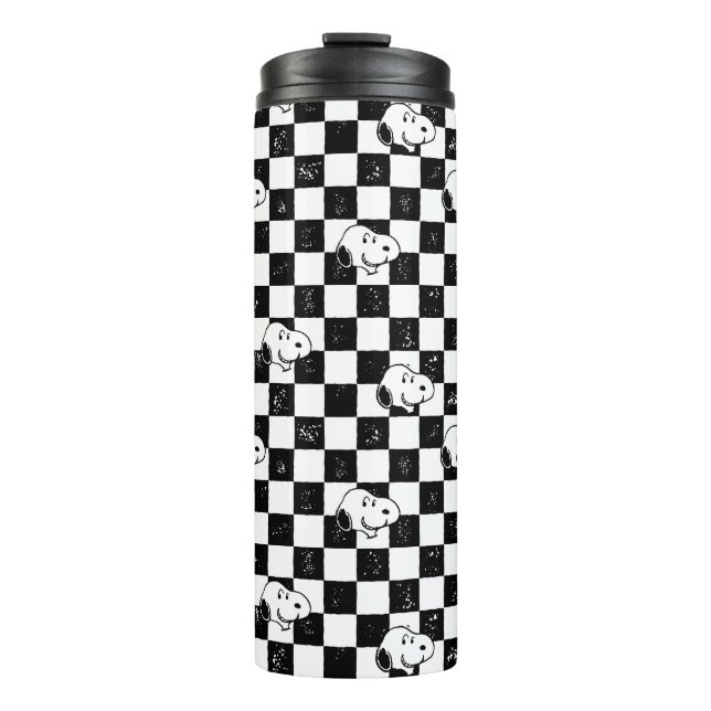 Peanuts | Snoopy Chequered Flag Thermal Tumbler (Front)