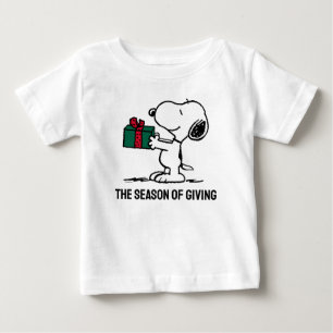 Peanuts   Snoopy Christmas Gift Giver Baby T-Shirt