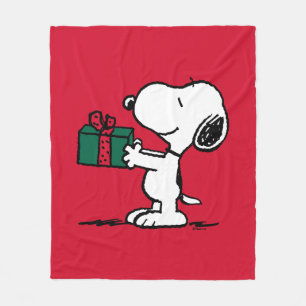 Peanuts   Snoopy Christmas Gift Giver Fleece Blanket
