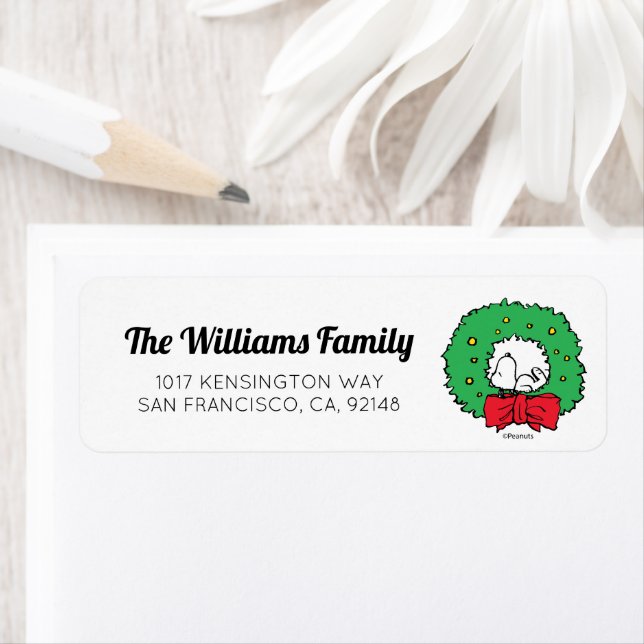 Peanuts | Snoopy Christmas Wreath (Insitu)