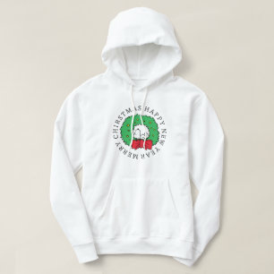 Peanuts   Snoopy Christmas Wreath Hoodie
