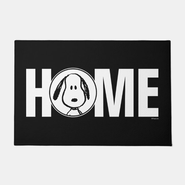 Peanuts | Snoopy Circle Doormat (Front)