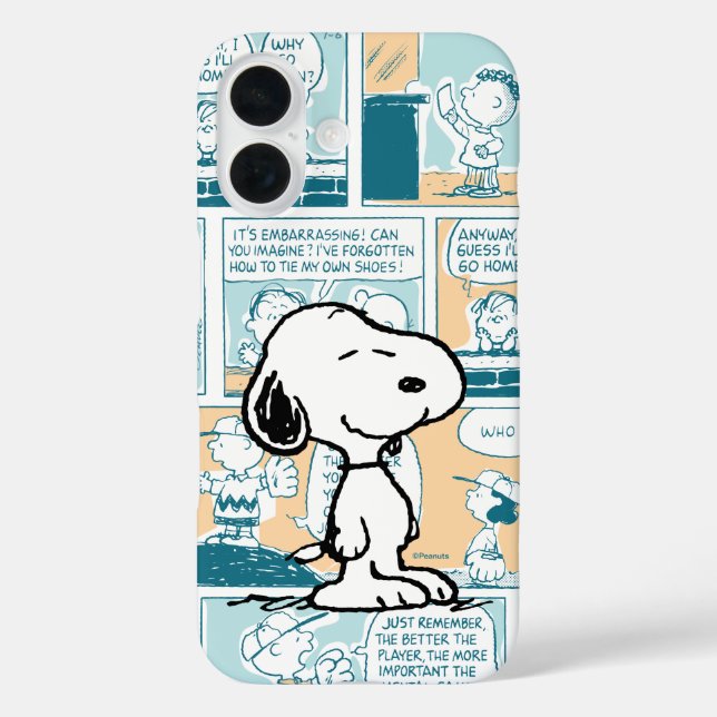 Peanuts | Snoopy Comic Pattern Case-Mate iPhone Case (Back)