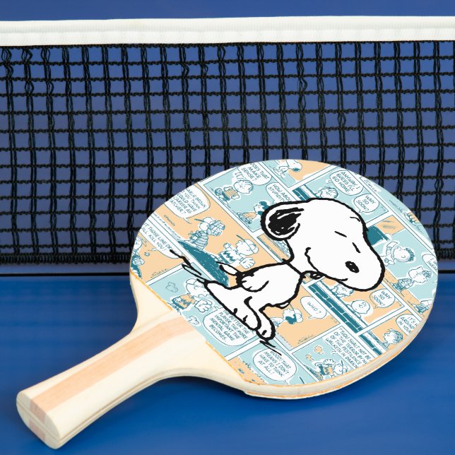 Peanuts | Snoopy Comic Pattern Ping Pong Paddle (Insitu)