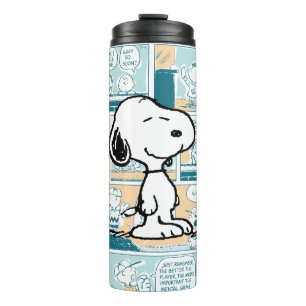 Peanuts   Snoopy Comic Pattern Thermal Tumbler