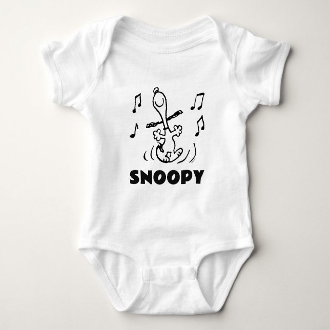 Peanuts | Snoopy Dancing Baby Bodysuit (Front)