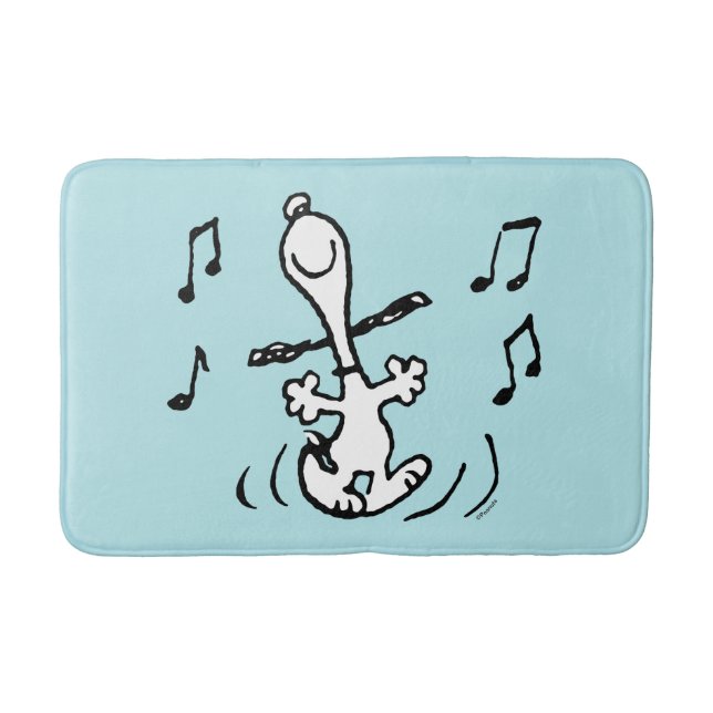 Peanuts | Snoopy Dancing Bath Mat (Front)