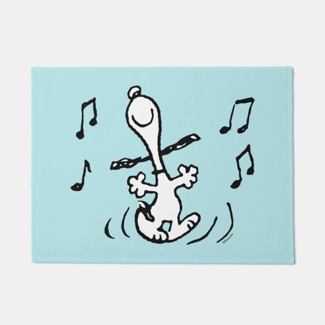 Peanuts | Snoopy Dancing Doormat (Front)