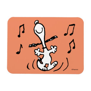 Peanuts   Snoopy Dancing Magnet