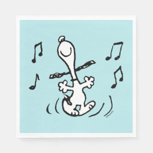 Peanuts   Snoopy Dancing Napkin