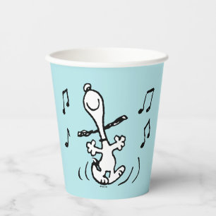 Peanuts   Snoopy Dancing Paper Cups