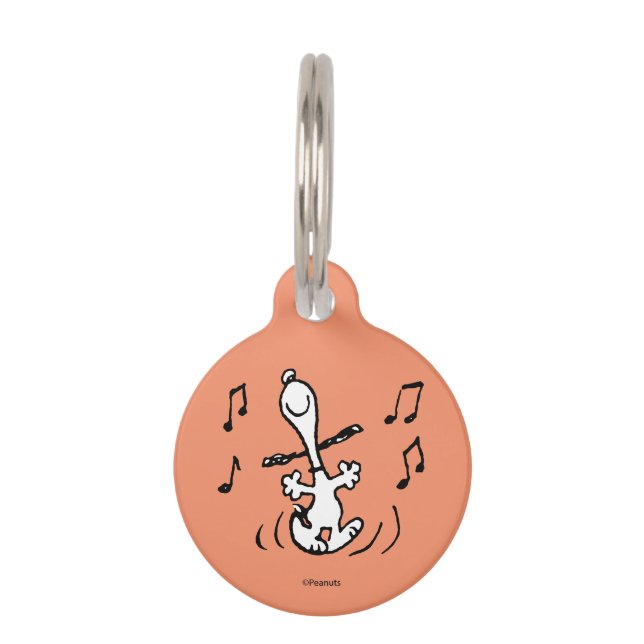 Peanuts | Snoopy Dancing Pet Tag (Front)