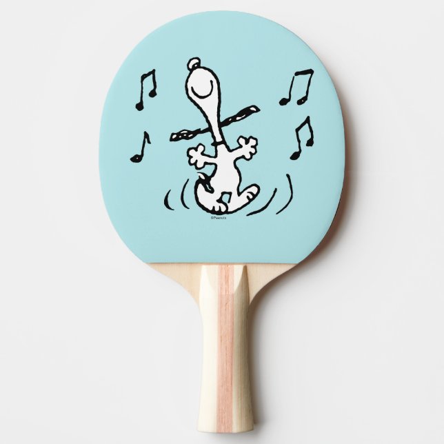 Peanuts | Snoopy Dancing Ping Pong Paddle (Front)