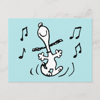Peanuts | Snoopy Dancing Postcard