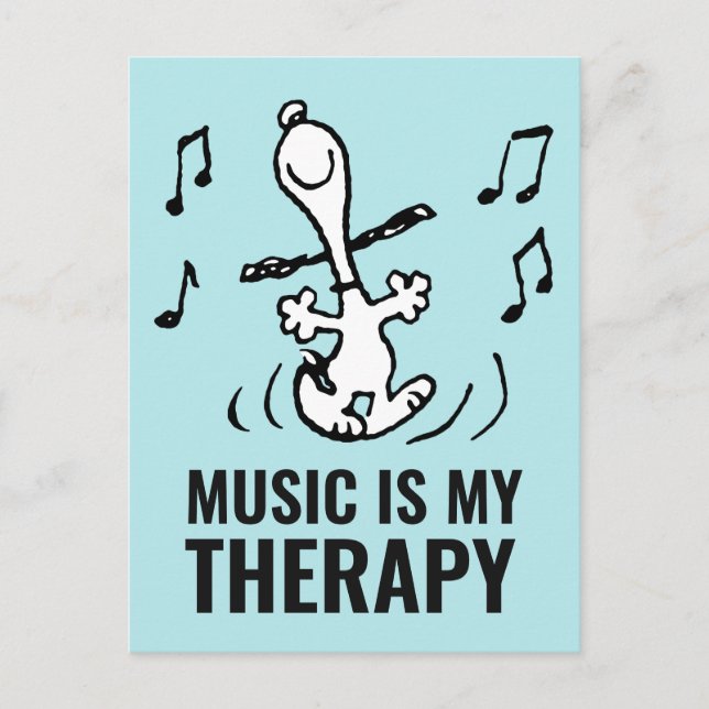 Peanuts | Snoopy Dancing Postcard (Front)
