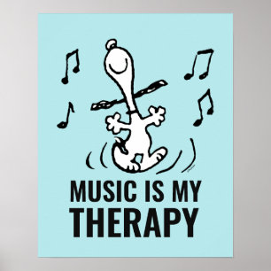 Peanuts Snoopy Dancing Poster