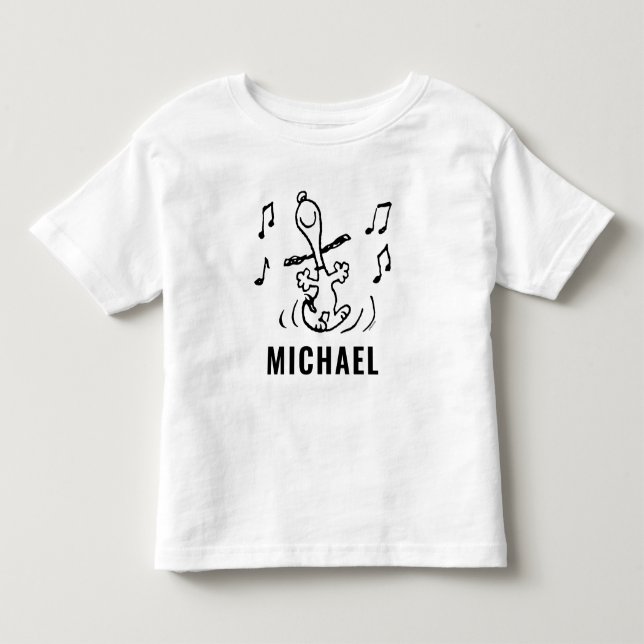 Peanuts | Snoopy Dancing Toddler T-Shirt (Front)