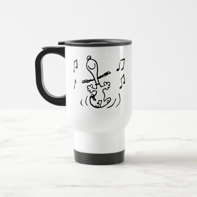 Peanuts | Snoopy Dancing Travel Mug (Left)