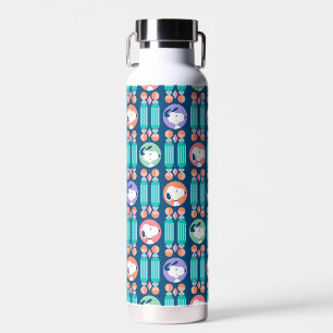 Peanuts   Snoopy Dark Blue Deco Dreams Pattern Water Bottle