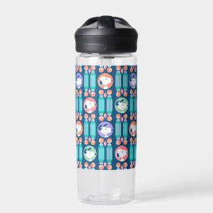 Peanuts Snoopy Dark Blue Deco Dreams Pattern Water Bottle