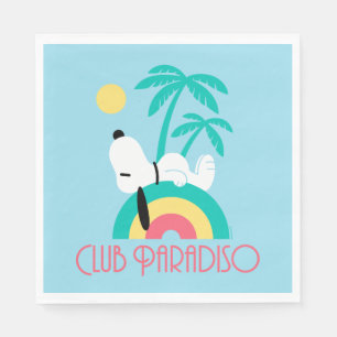 Peanuts   Snoopy Deco Dreams Club Paradiso Napkin