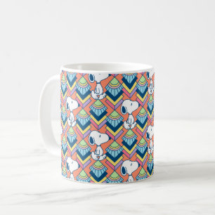 Peanuts   Snoopy Deco Dreams Pattern Coffee Mug