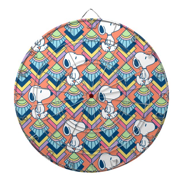 Peanuts | Snoopy Deco Dreams Pattern Dartboard (Front)