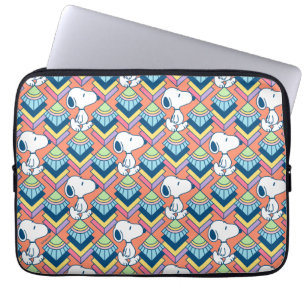 Peanuts   Snoopy Deco Dreams Pattern Laptop Sleeve