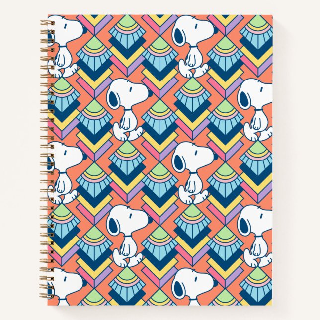 Peanuts | Snoopy Deco Dreams Pattern Notebook (Front)