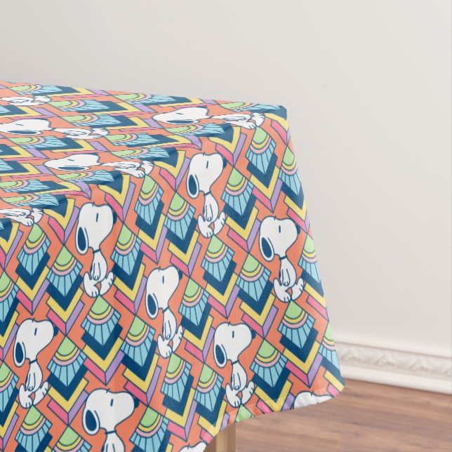 Peanuts | Snoopy Deco Dreams Pattern Tablecloth (In Situ)