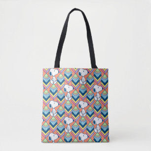 Peanuts   Snoopy Deco Dreams Pattern Tote Bag