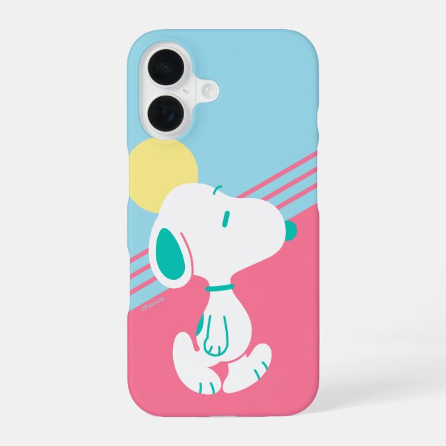 Peanuts | Snoopy Deco Dreams Sun iPhone 16 Case (Back)
