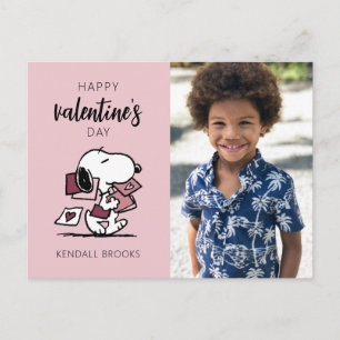 Peanuts   Snoopy Delivers Valentines Postcard
